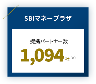 提携パートナー数1,094社